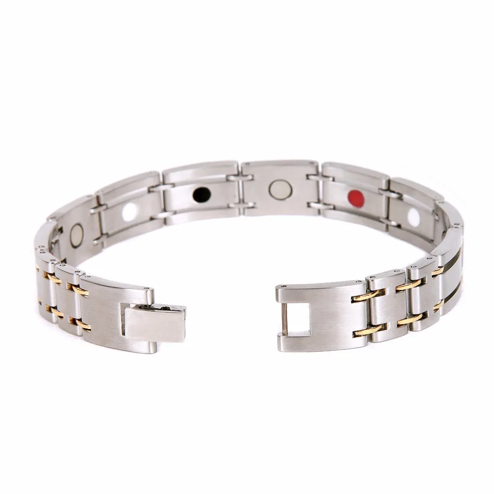 Новый Мода Jewelry Исцеление Магнитная 316L нержавеющая сталь браслет для мужчин или