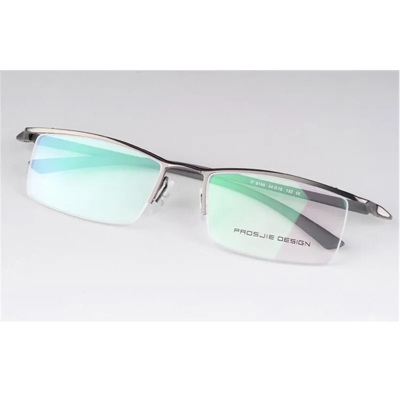 Титановые мужские Полуободковые очки TR90 оптические Rx able|glasses optical|frame glasseshalf rim