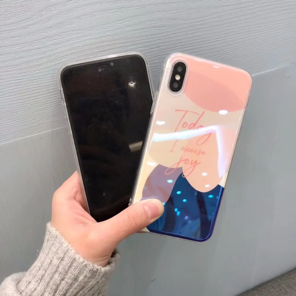 Мягкий розовый чехол для iphone 6 6s 7 8 plus X 10 11 Pro XS MAX XR |