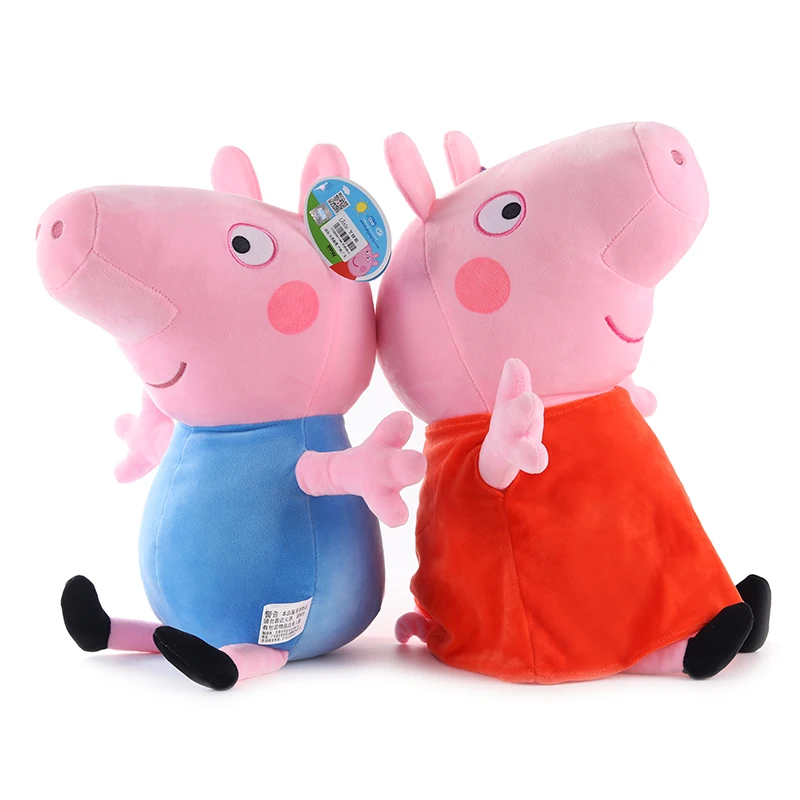 Плюшевые игрушки Peppa Pig George Детские праздничные украшения школьный ранец