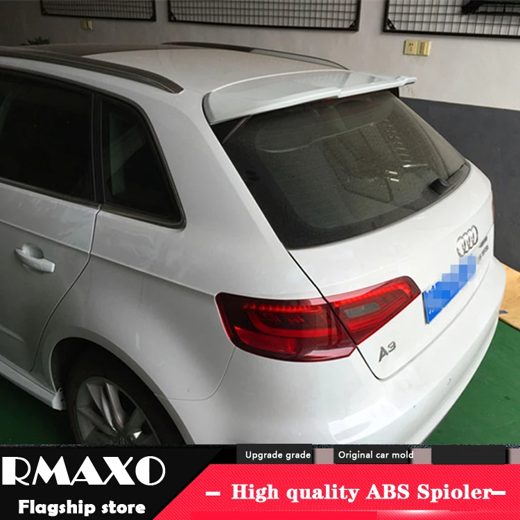 For AUDI A3 hatch-back Spoiler 2014-2016 High Quality ABS Material Car Rear Wing Primer Color | Автомобили и мотоциклы