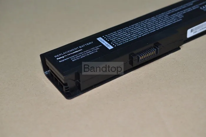 4400 мАч батарея для ноутбука Dell Inspiron 1420 Vostro 1400 nr433 ww116 ww118 0ft080 0mn151 0ww116 0ww118 312-0543 312-0584