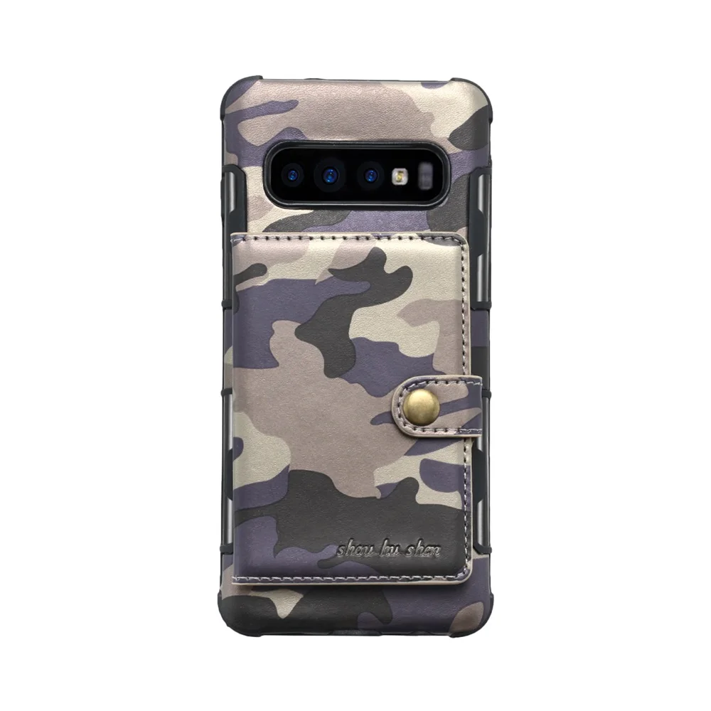 Camouflage Wallet Case Slide Card Phone For Samsung Galaxy S10 S10Plus S10Lite NOTE9 NOTE8 S8 S8Plus S9 S9Plus | Мобильные телефоны