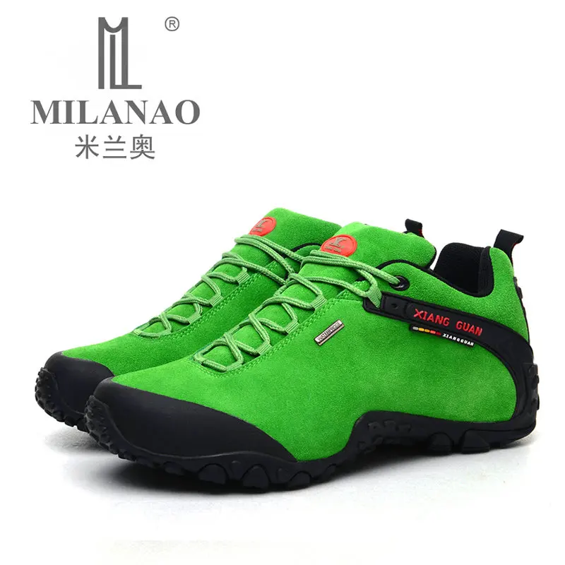 MILANAO brand outdoor men Canvas shoes slip-resistant waterproof Sneaker sports high quality | Обувь