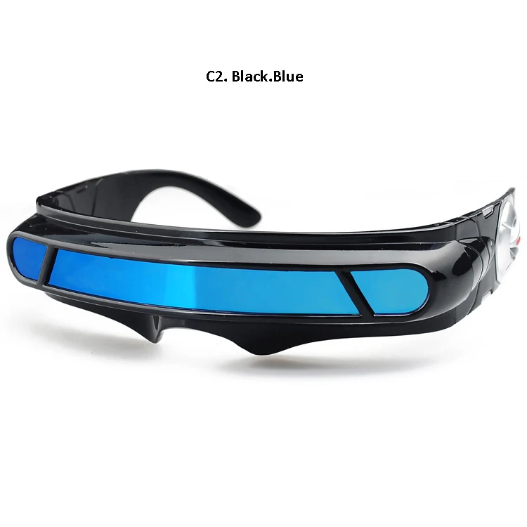 C2 Black.Blue HBK X-man, циклопы X-man, специальные материалы памяти, поляризационные солнцезащитные очки, дизайнерские, для путешествий, защита, крутые солнцезащитные очки, UV400 PC K40021 - Цвет линз: C2 Black.Blue