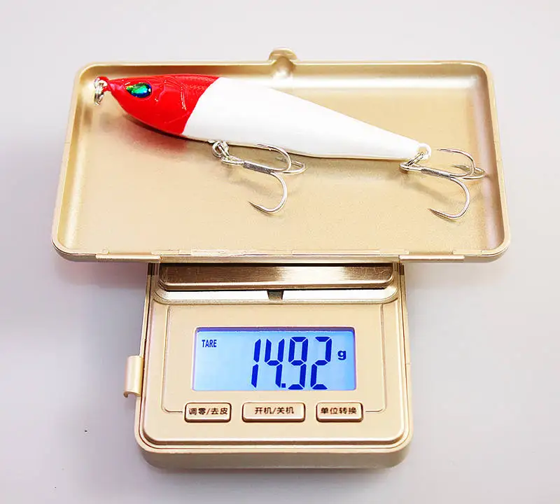3.1'' Pencil Fishing Lure Quality Professional Hard Bait Hook Tackle 3D Eyes Crankbait Sinking Wobblers 8cm 15g | Спорт и