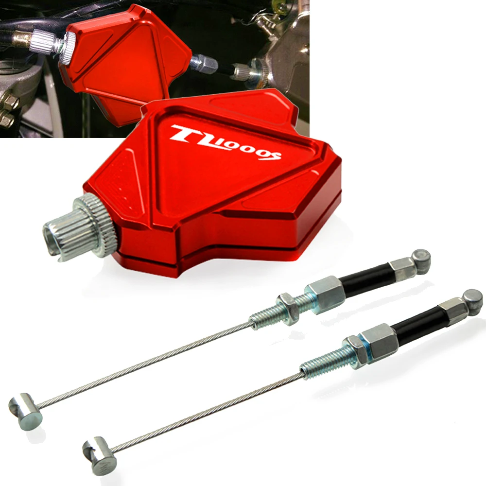 

Motorcycle Accessories Aluminum Stunt Clutch Lever Easy Pull Cable System For SUZUKI TL1000S TL1000 S 1997-2001 1998 1999 2000