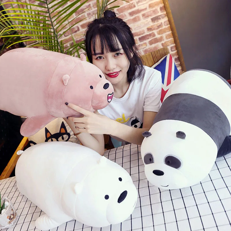 

Lovely 50cm 63cm New cartoon plush Polar bear Brown bears Panda cute soft plush toys creative gift