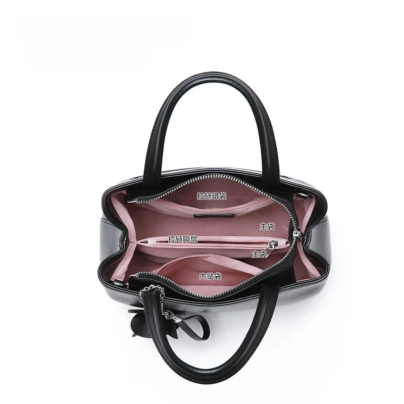 Bag Female Women's Genuine Leather Flower Handbags Women Shoulder Bags Large Capacity Bolsa Feminina Tote | Багаж и сумки