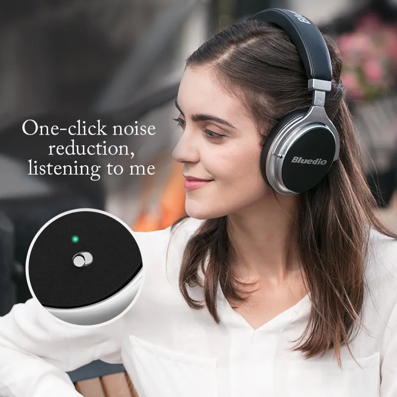 Bluedio F2 активный шумоподавление беспроводные Bluetooth наушники ANC беспроводная