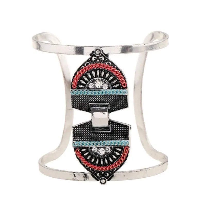 Женский подарок панк трендовый полукруг геометрический треугольник открытый