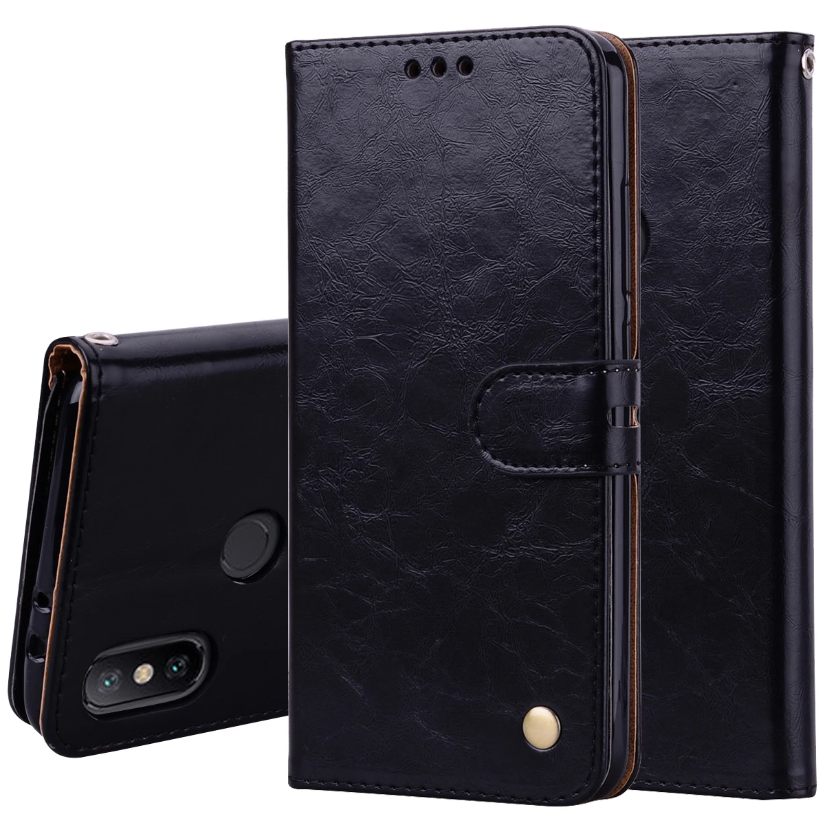 Кожаный чехол для спортивной камеры Xiao mi Red mi 3S 4X 4A Примечание 5A 5 Note 6 Pro 7 Plus S2 7 6A mi 8 A1 A2 5X 6X F1 Чехол-книжка для телефона с отделениями для карт чехол s