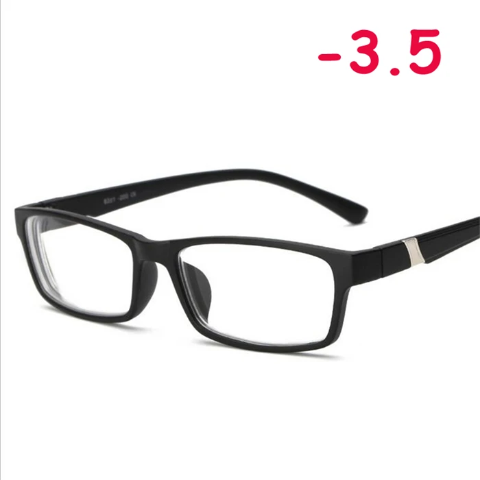 myopia 350 Женская Мужская радиационная защита готовые очки для близорукости с градусами короткие очки для коррекции зрения-1-1,5-2-2,5-3-3,5-4 до-6,0 - Цвет оправы: myopia 350