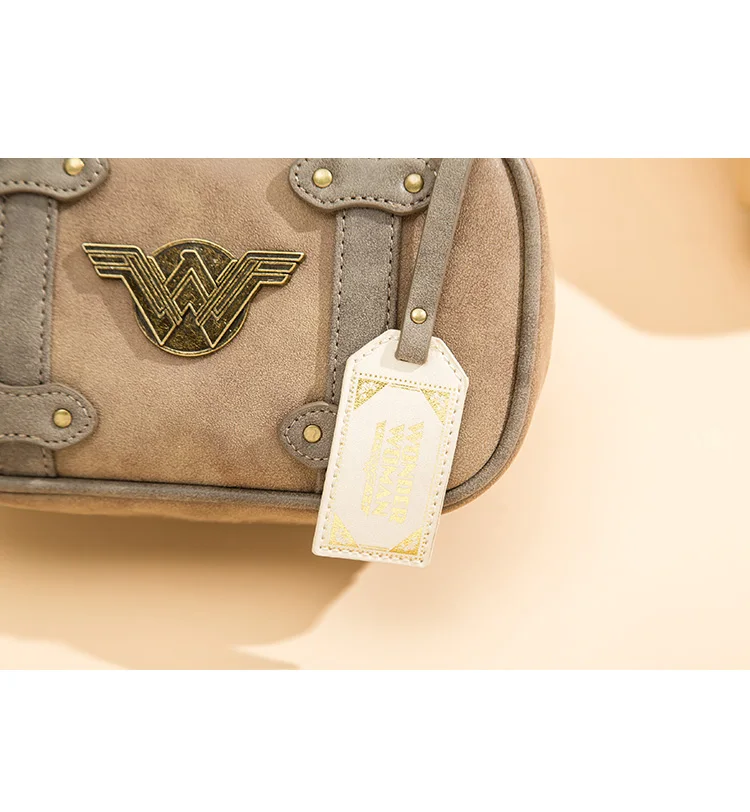 Дамский кошелек на плечо, Женский Винтажный Длинный кошелек DC Comics Wonder Woman с цветочным узором для девочек, зажим для денег из искусственной кожи