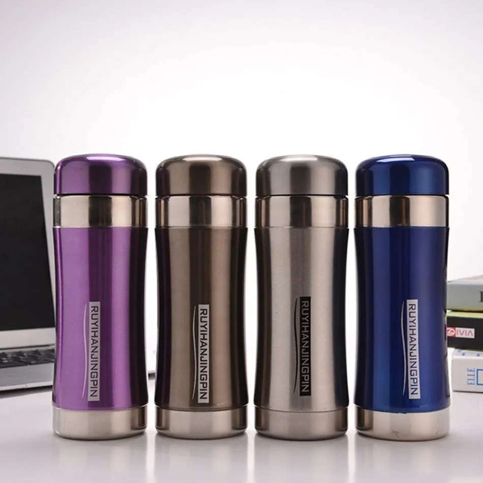 Office Stainless Steel Thermos Cup Potale 420ml Tumbler Cups For Men And Women Vacuum Flasks | Дом и сад