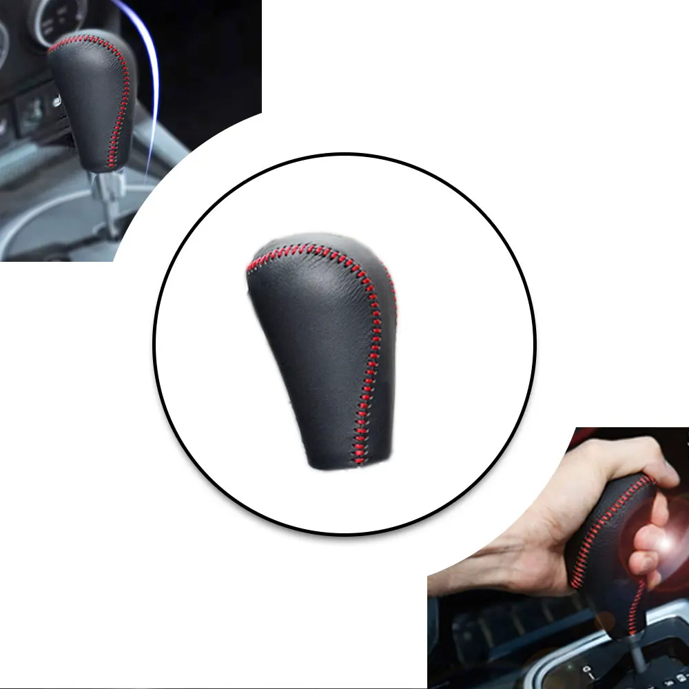 Автомобильный чехол из искусственной кожи для Mazda 6 2009-2012 Mazda 3 2010 Mazda Axela 2010 Чехол для рычага переключения передач рычаг переключения передач