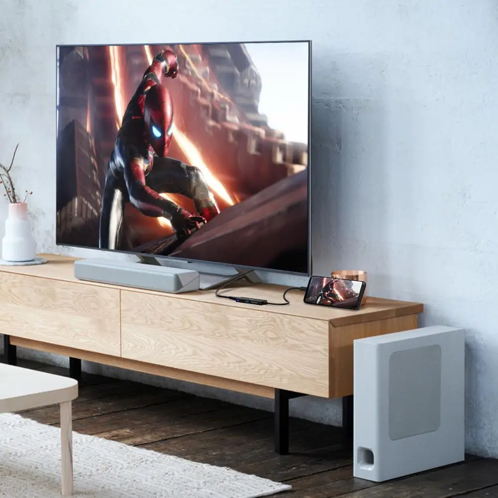 ICZI 4K USB C к HDMI 3 0 2 SD TF Порты адаптер Тип конвертер концентратор для ноутбука Macbook Pro