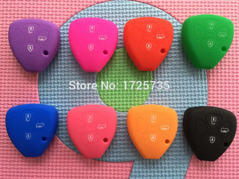 1 шт. 3 кнопки ключ силиконовый чехол для Защитные чехлы сидений сшитые специально