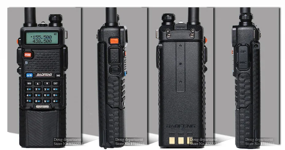 Baofeng UV-5R 3800mAh литий-ионный аккумулятор рация UHF 400-520MHz VHF 136-174MHz 5W двухдиапазонный UV5R двухстороннее радио