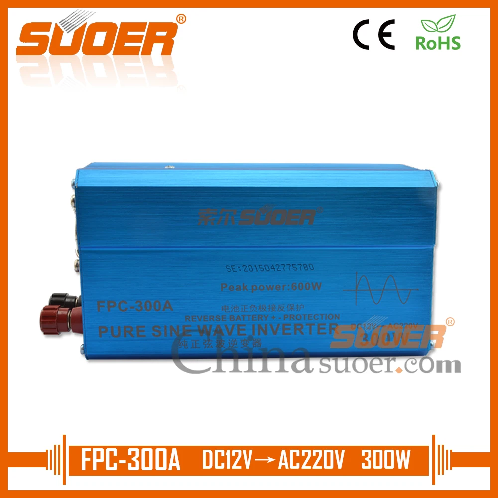 Suoer【 чистый синусоидальный инвертор 】 высокочастотный 12 В 220 мощности (FPC 300A)|pure