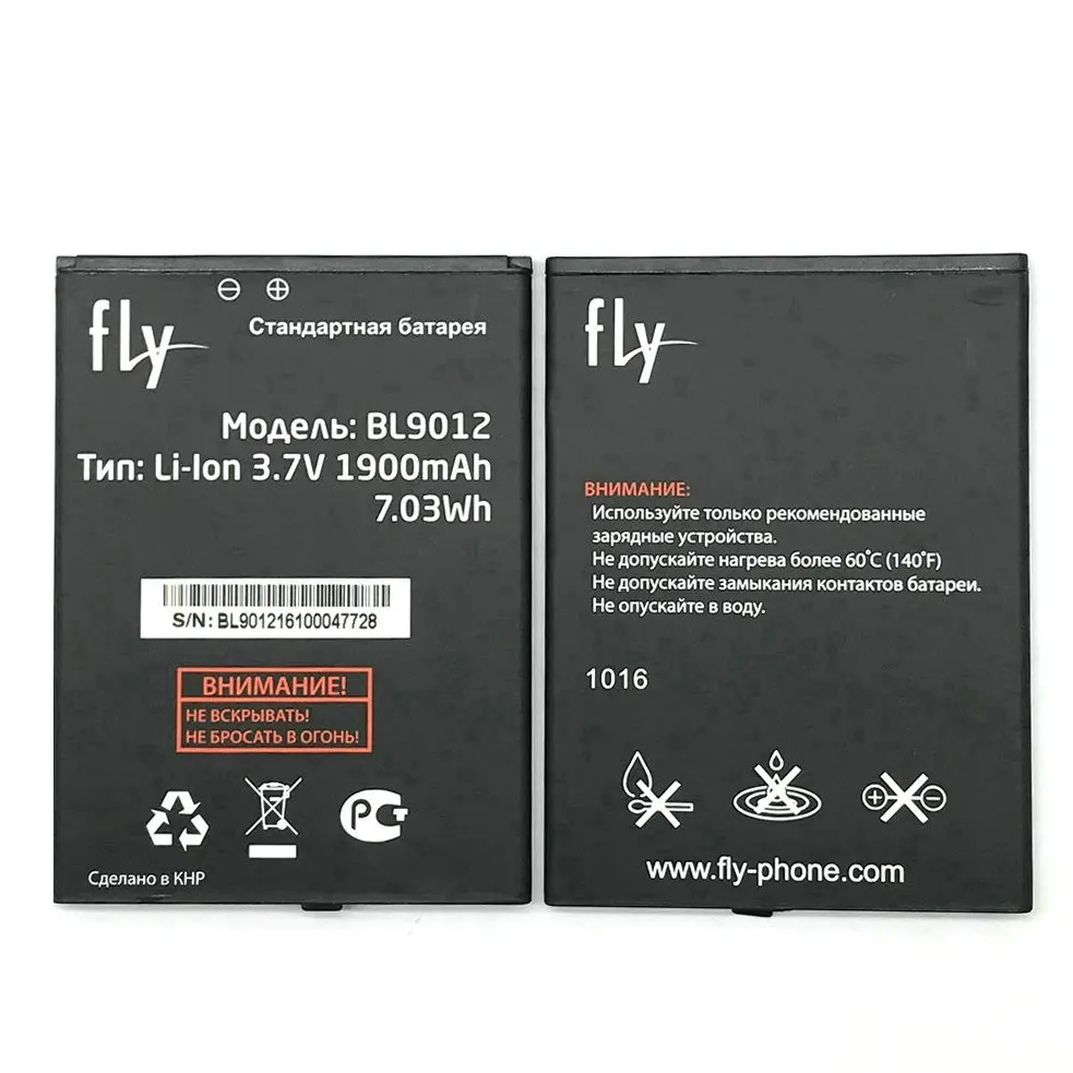 Сменная батарея BL9012 1900 мАч для Fly FS508 Cirrus6 FS509 Nimbus 9 аккумулятор на мобильный