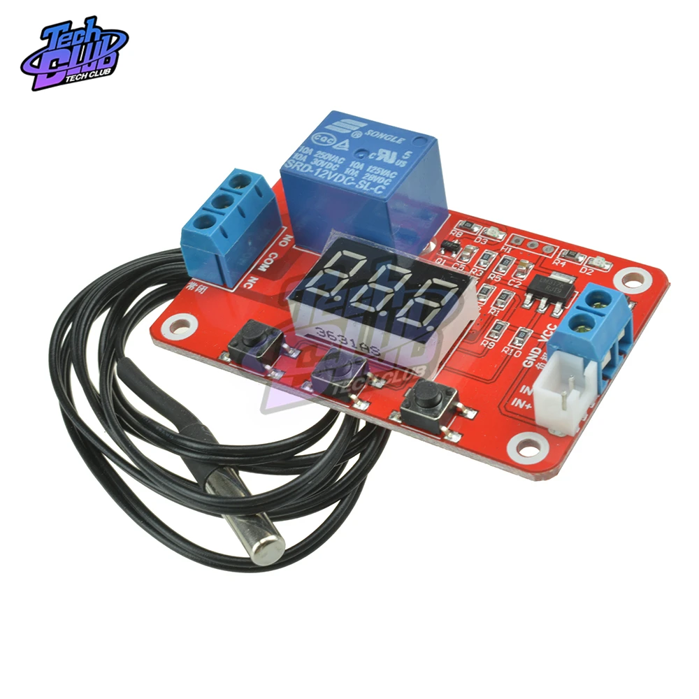 Светодиодный термостат с низкой мощностью цифровой терморегулятор контроль