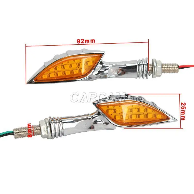 Высококачественный Хромированный указатель поворота на палец с черепом для