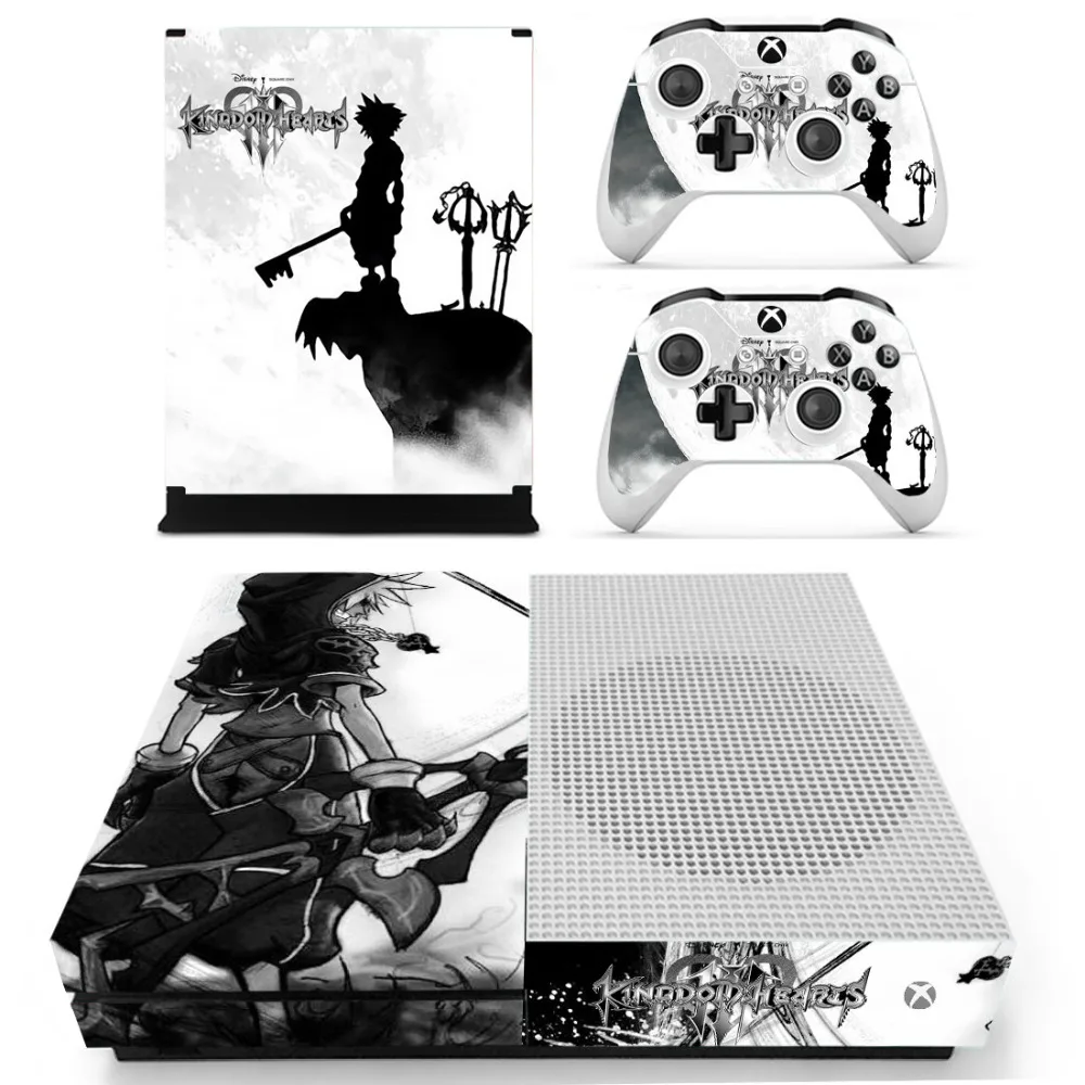 Наклейка из кожи Kingdom Hearts 3 для Xbox One S консоли и контроллеров тонкий виниловый