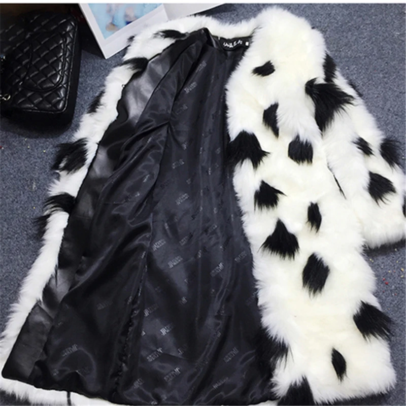 Шуба женская 2018 Новая мода высокая гуальность имитация лисьего меха трава