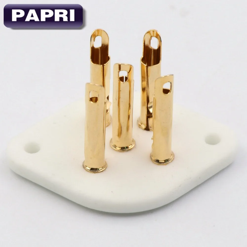 PAPRI 1 шт. 5-контактный керамический патрон O5A позолоченный для PX4 PX5 1701 PX25 PA40 RE134 RE144