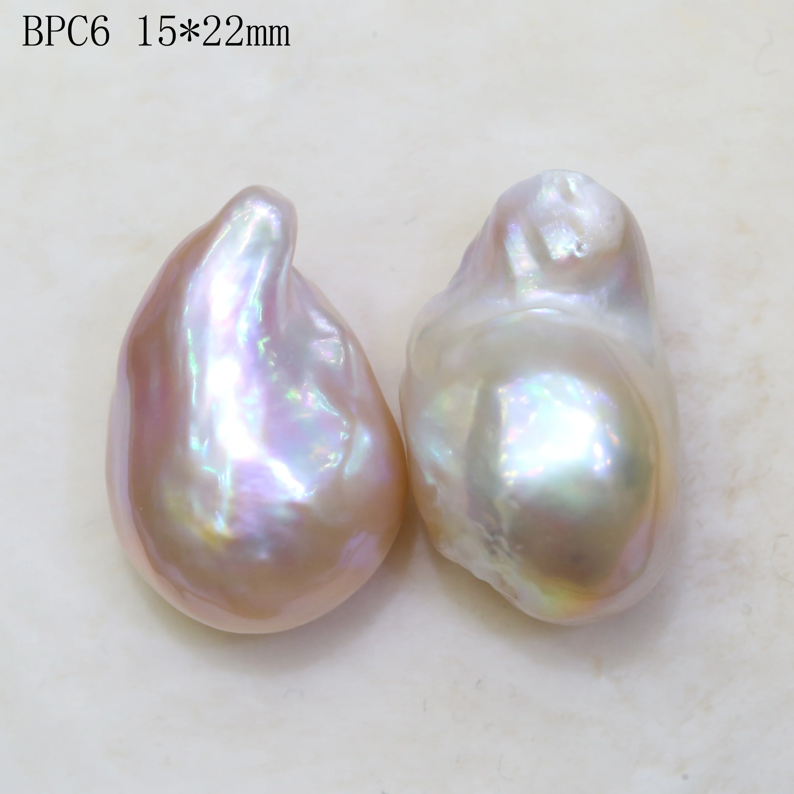 BaroqueOnly пара голых атомных бусин смешанных цветов барокко натуральный frenshwater