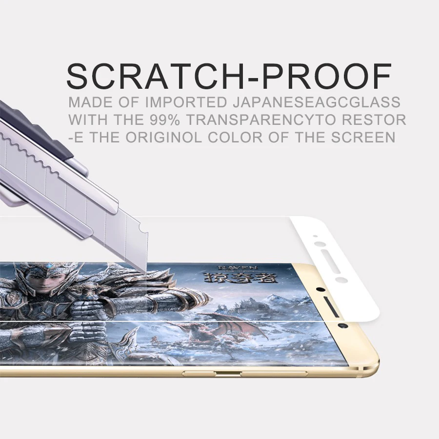 Полное покрытие из закаленного стекла для LeEco Cool 1 Защита экрана для LeEco Letv Le Pro3 S3 Pro S 3 Max 2 Cool 1 Max2 защитная пленка
