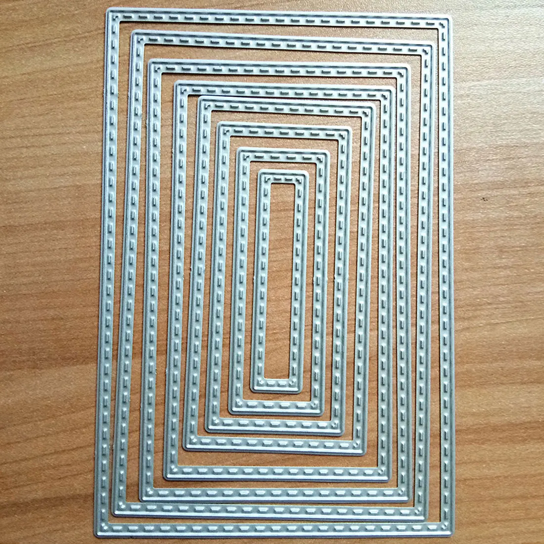 Лидер продаж 8 шт./компл. прямоугольные режущие штампы трафарет для скрапбукинга