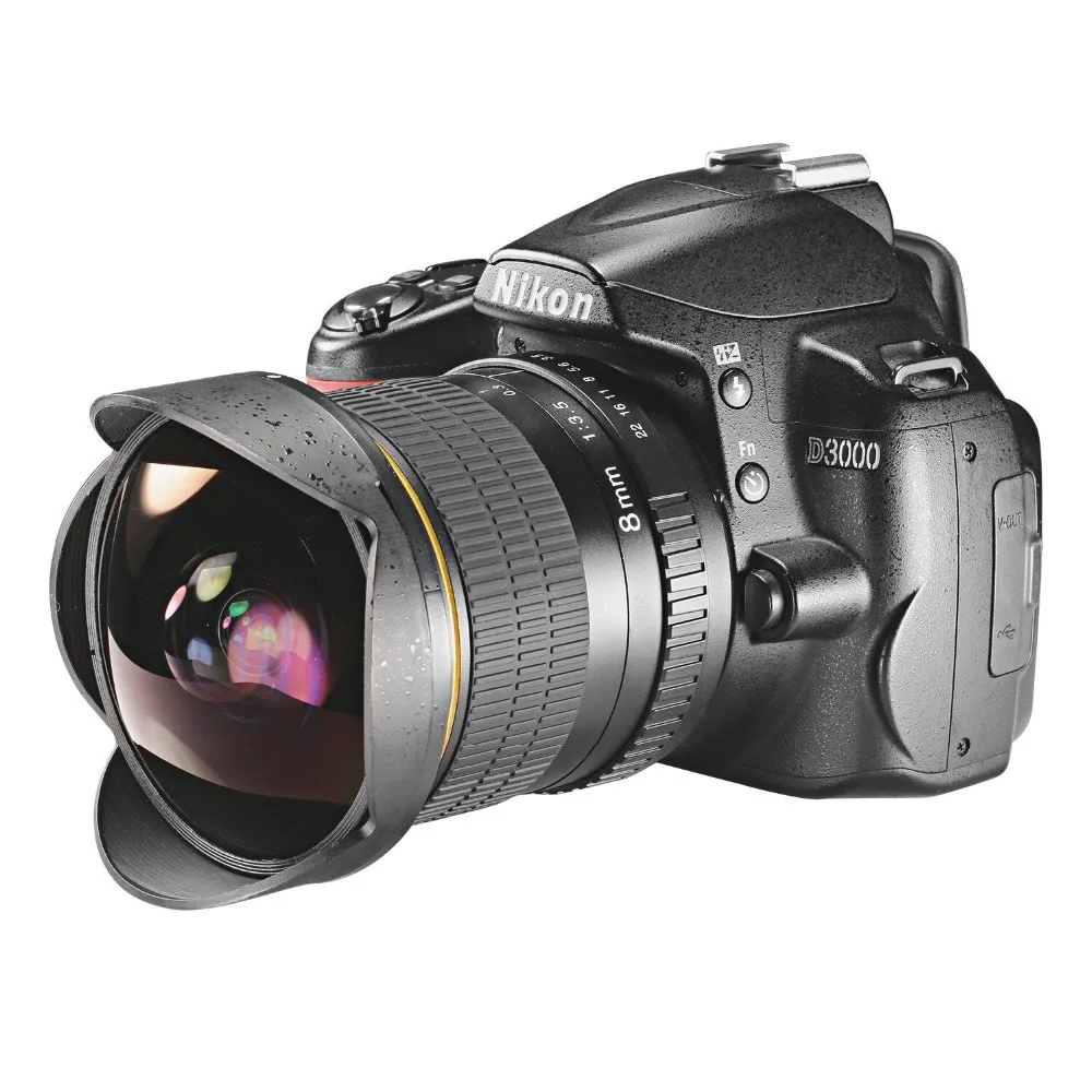 JINTU 8 мм f/3 5 широкоугольный объектив Super Fisheye для Nikon DSLR Camera D7500 D7200 D7600 D3400 D3200 D5200 D5400