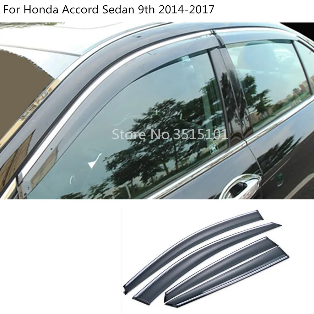 Стайлинг кузова автомобиля наклейка на окно стекло ветрозащитный козырек защита