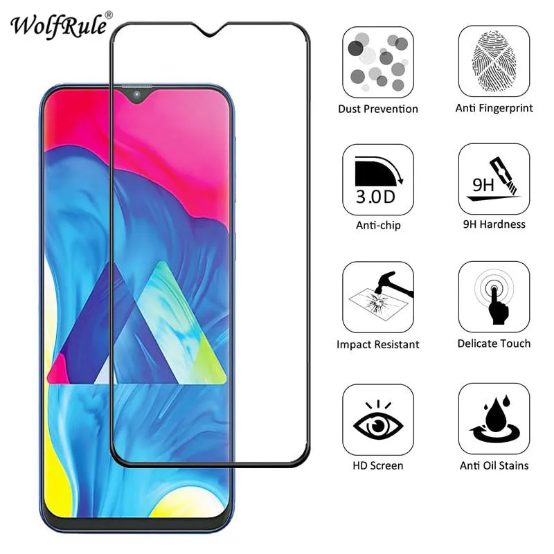 2 шт ЖК-экран протектор для Samsung Galaxy M20 Полный Клей закаленное стекло M10 полное