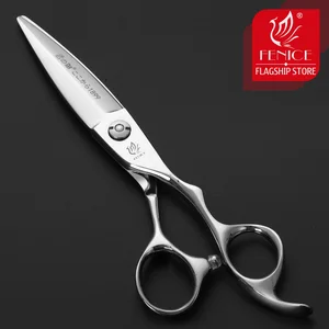 Ножницы для стрижки волос Fenice 6,0 дюйма, профессиональные японские ножницы для стрижки волос 440C с двойным краем и широким лезвием, парикмахерские ножницы