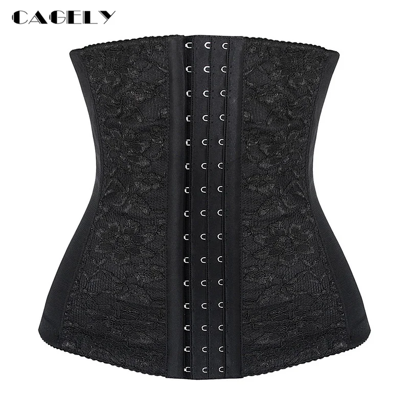 Корсет со стальными косточками для коррекции талии боди шейпер корсет похудения