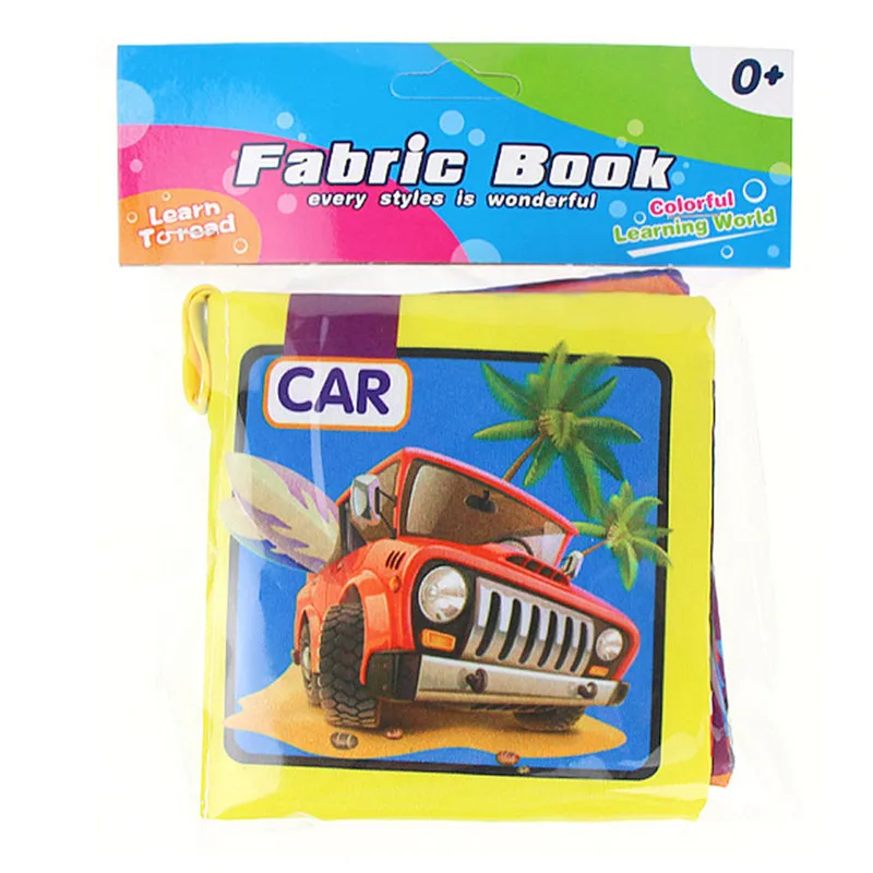 HIINST New Soft Clothes Baby Intelligence Development Learn Picture Cognize Book jan18/30/0.5 2.16