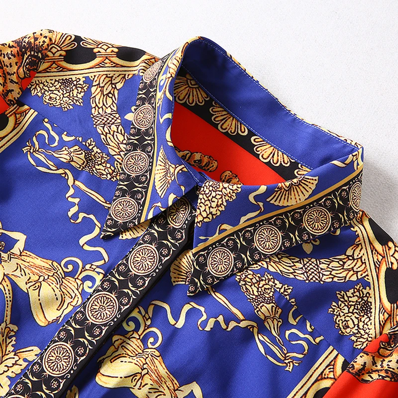 Модный дизайнерский комплект с юбкой от Megyn винтажный до колена принтом лето 2019 |