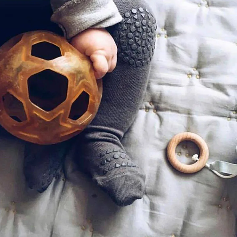 Medias de algod&oacute;n antideslizantes para ni&ntilde;os y ni&ntilde;as, pantimedias a la moda, Protector de rodilla, para reci&eacute;n nacidos a los 4 a&ntilde;os-5