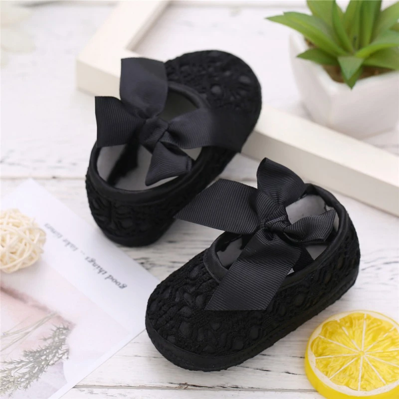 

Baby shoes baby girl soft shoes soft comfortable bottom non-slip fashion bow shoes 2019 First Walkers