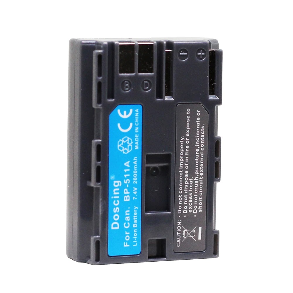 Сменный аккумулятор Doscing BP511 BP 511 1 шт. для Canon G6 G5 G3 G2 G1 EOS 300D 50D 40D 30D 20D 5D MV300i камеры |