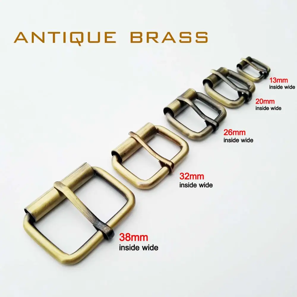antique brass DIY металлическая сверхмощная ручная сумка, ремень для обуви, ремень, отрегулируйте ролик, пряжка, защелка, прямоугольное кольцо, кожа, ремесло, ремонт, толщина - Цвет: antique brass