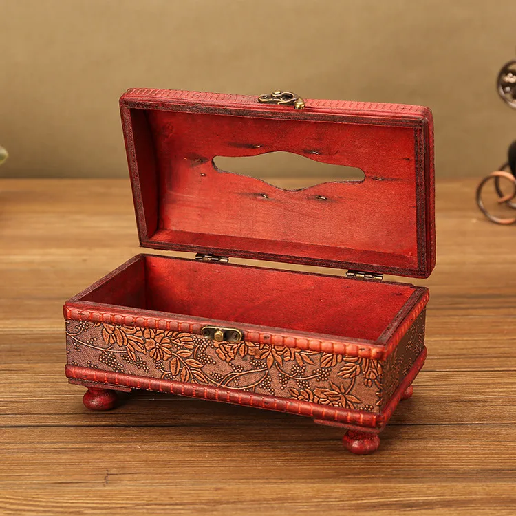 Fashion Style Bamboo Square Tissue Box Creative Seat Type Roll Storage Paper Canister Eco-Friendly Wood Table Decor | Дом и сад
