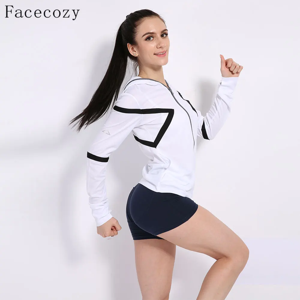 Женская тонкая Солнцезащитная куртка с капюшоном Facecozy быстросохнущая защитой от