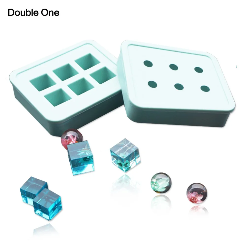 

Квадратная и круглая силиконовая форма для ледяной решетки, изготовление ювелирных изделий, ручная работа «сделай сам», 1 шт.
