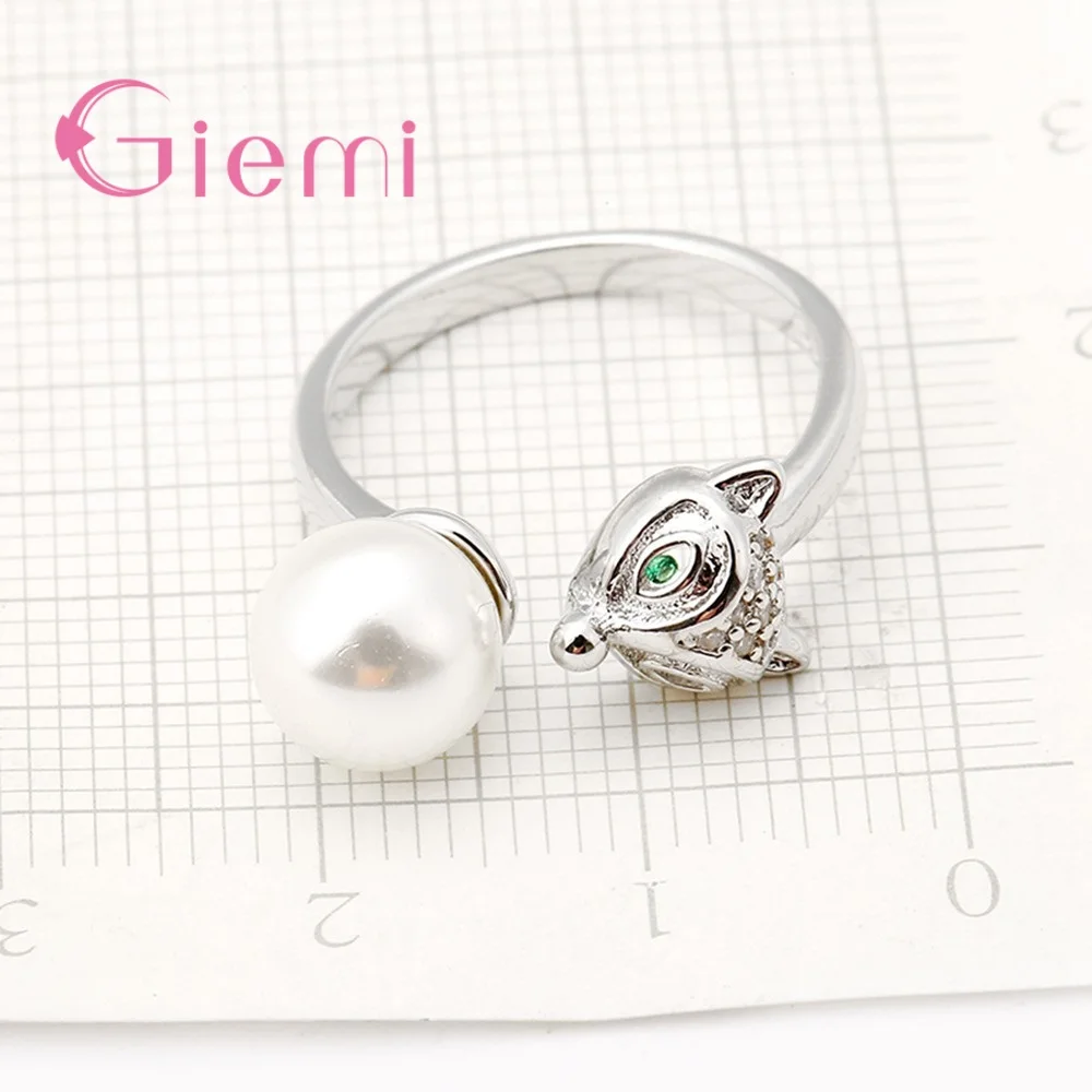 Женское кольцо из серебра 925 пробы с изменяемым размером|finger ring|fox ringrings for women |