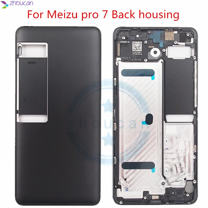 Корпус MEIZU Pro7 Pro 7 Plus чехол для батареи жесткий защитный задняя крышка запасные