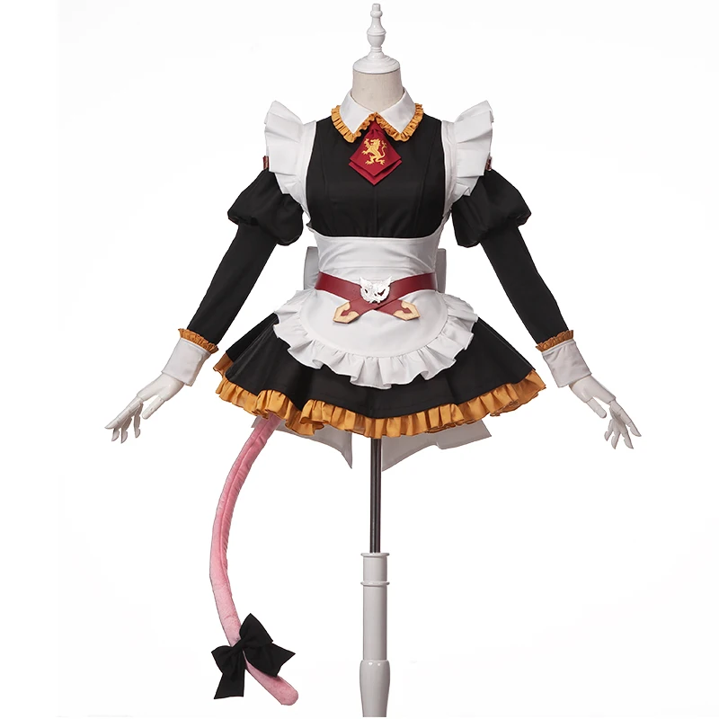 Аниме! Fate Grand Order Astolfo YD платье горничной Милая сексуальная форма косплей костюм